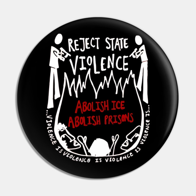 Abolish-Ice Pin by dtr_art