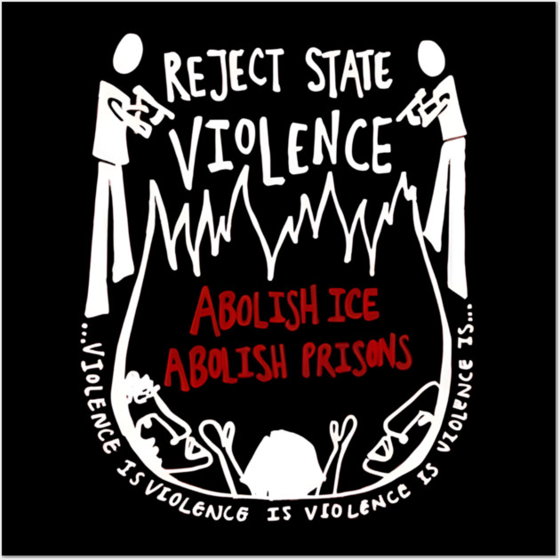 Abolish-Ice Wall Art by dtr_art