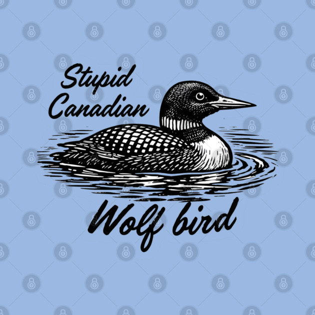 Stupid-Canadian-Wolf-Bird by dtr_art