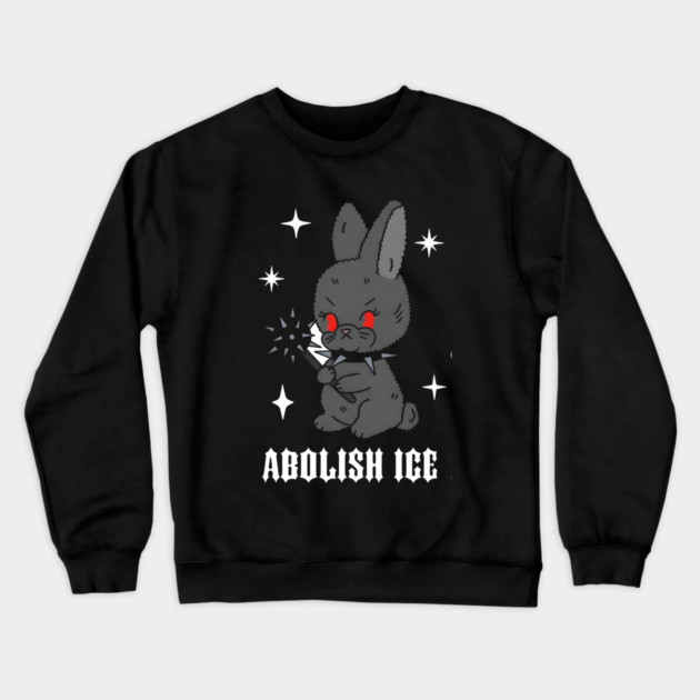 Abolish-Ice Crewneck Sweatshirt by dtr_art