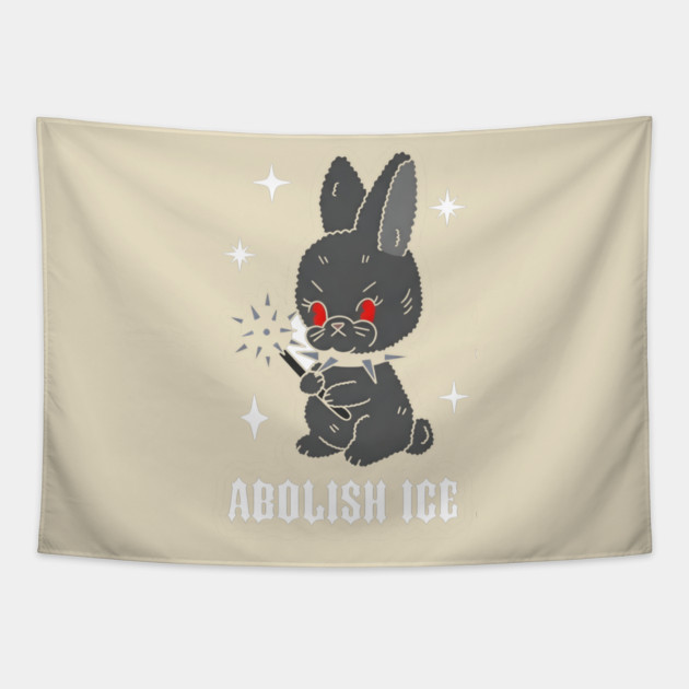 Abolish-Ice Tapestry by dtr_art