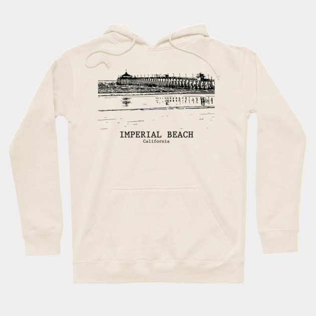 Imperial Beach - California Hoodie by Lakeric