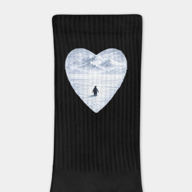 Antarctic Penguin Love Heart by ArtistTee ⭐⭐⭐⭐⭐