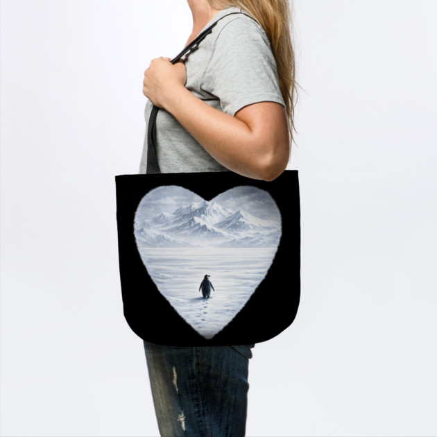 Antarctic Penguin Love Heart by ArtistTee ⭐⭐⭐⭐⭐
