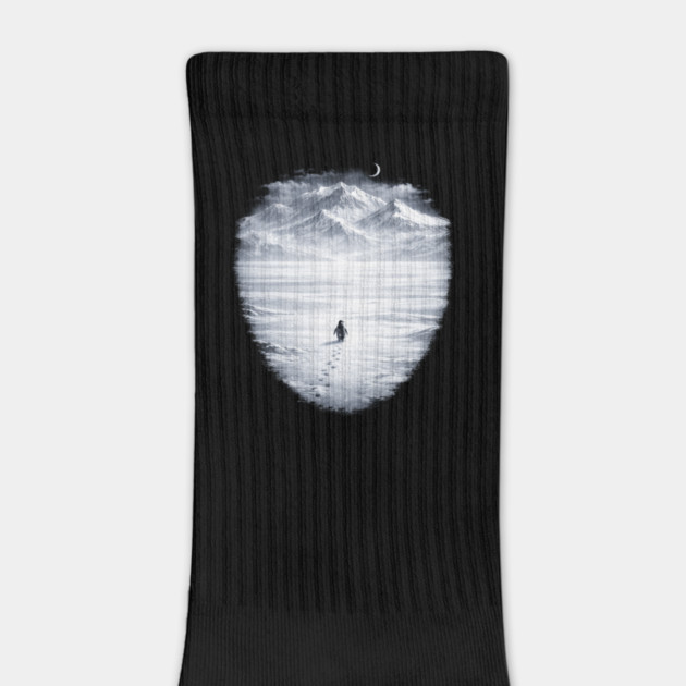 Lone Penguin Mountains Winter Trek by ArtistTee ⭐⭐⭐⭐⭐