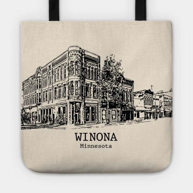 Winona - Minnesota Tote by Lakeric