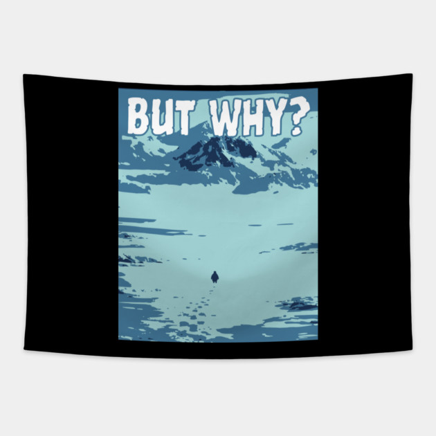 Nihilist Penguin Tapestry by Creatifly Graphic Tees