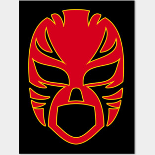 Luchador mask Lucha Libre Wrestling Posters and Art