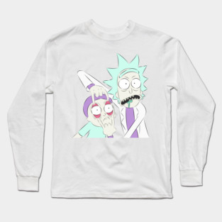 Rick and Morty Illustration Long Sleeve T-Shirt
