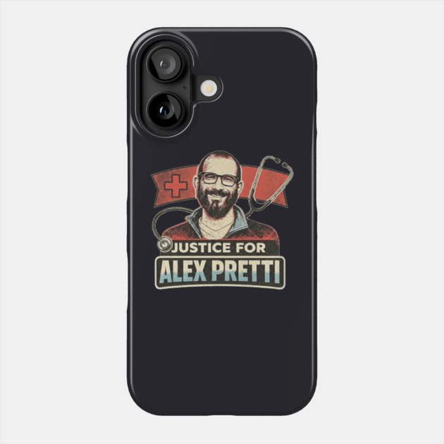 Justice For Alex Pretti — All Proceeds To "Alex Pretti is an American Hero" GoFundMe Phone Case by Charles's Store 8