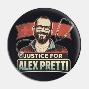 Justice For Alex Pretti — All Proceeds To "Alex Pretti is an American Hero" GoFundMe Pin