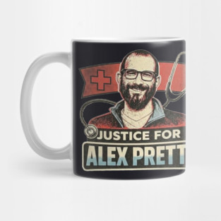 Justice For Alex Pretti — All Proceeds To "Alex Pretti is an American Hero" GoFundMe Mug