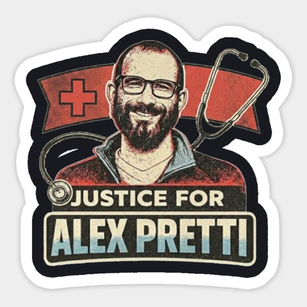 Justice For Alex Pretti — All Proceeds To "Alex Pretti is an American Hero" GoFundMe Magnet by Charles's Store 8