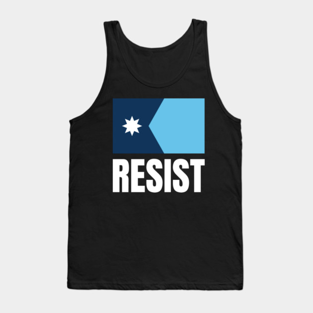 Minnesota Resist Tank Top by Creatifly Graphic Tees