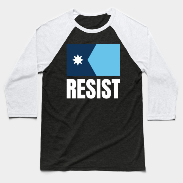 Minnesota Resist Baseball T-Shirt by Creatifly Graphic Tees