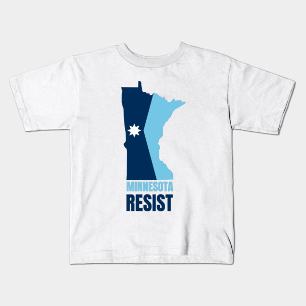 Minnesota Resist Kids T-Shirt by Creatifly Graphic Tees