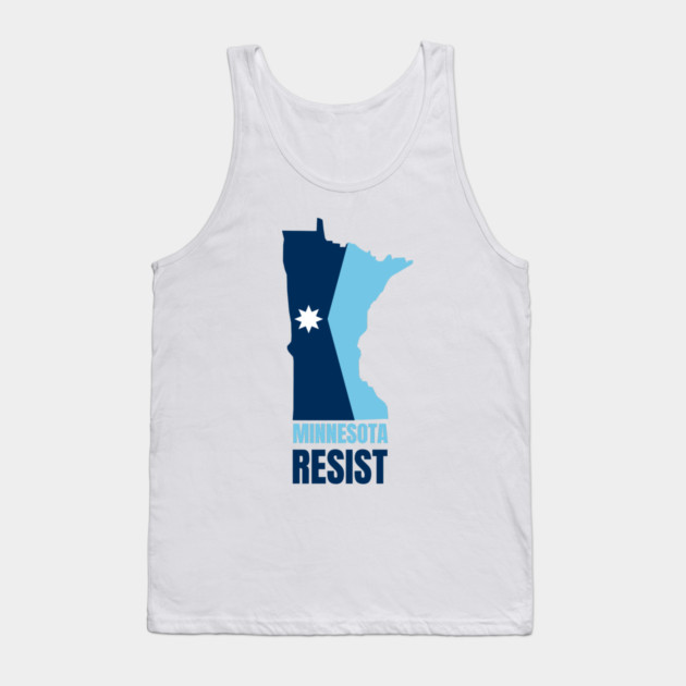 Minnesota Resist Tank Top by Creatifly Graphic Tees