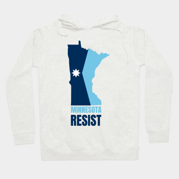 Minnesota Resist Hoodie by Creatifly Graphic Tees