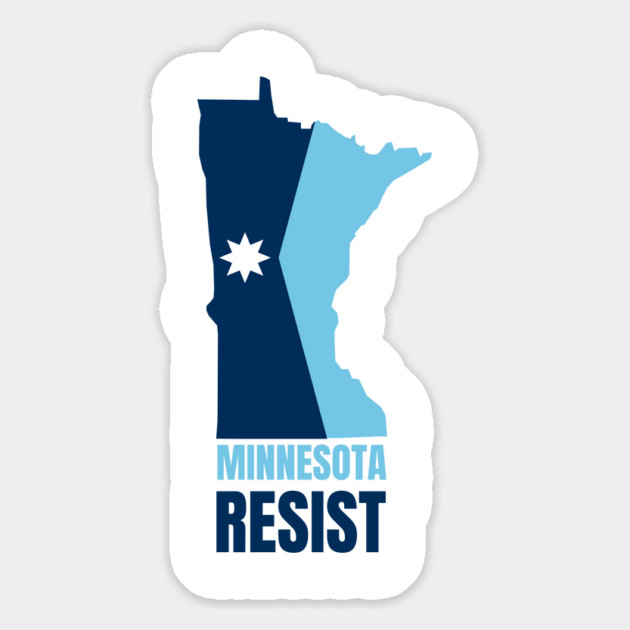 Minnesota Resist Magnet by Creatifly Graphic Tees