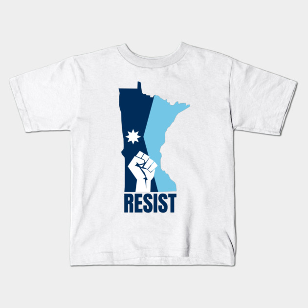 Minnesota Resist Kids T-Shirt by Creatifly Graphic Tees