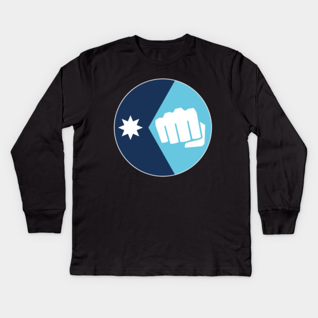 Minnesota Resist Kids Long Sleeve T-Shirt by Creatifly Graphic Tees