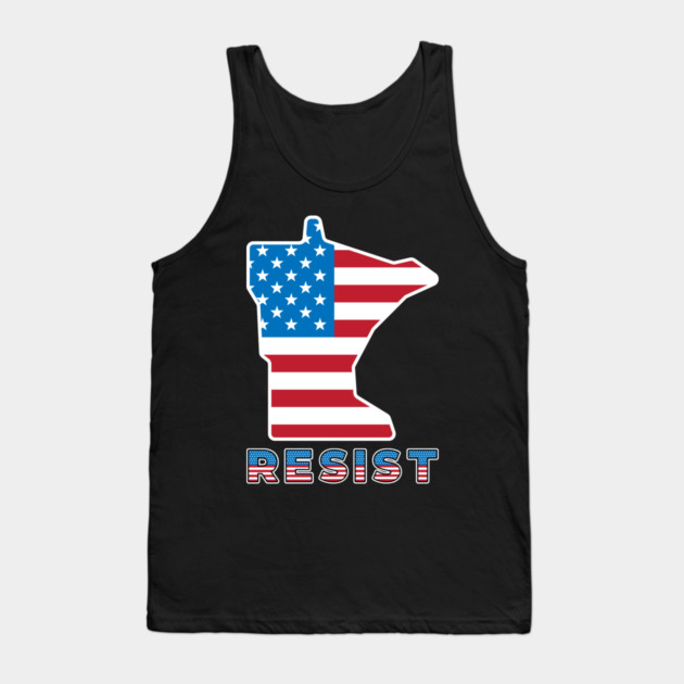 Minnesota Resist Tank Top by Creatifly Graphic Tees