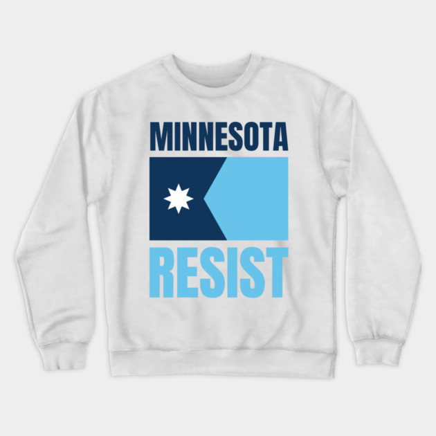Minnesota Resist Crewneck Sweatshirt by Creatifly Graphic Tees