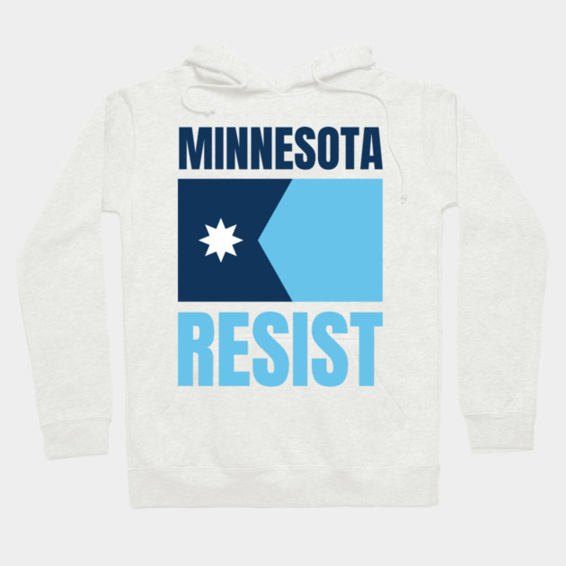 Minnesota Resist Hoodie by Creatifly Graphic Tees