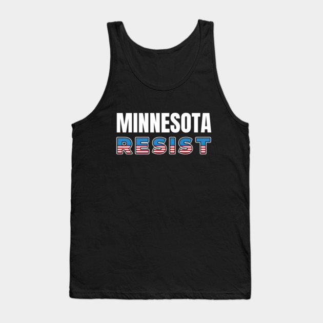 Minnesota Resist Tank Top by Creatifly Graphic Tees