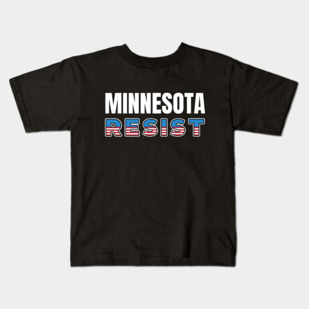 Minnesota Resist Kids T-Shirt by Creatifly Graphic Tees