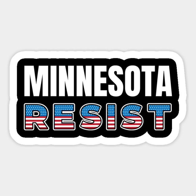 Minnesota Resist Magnet by Creatifly Graphic Tees