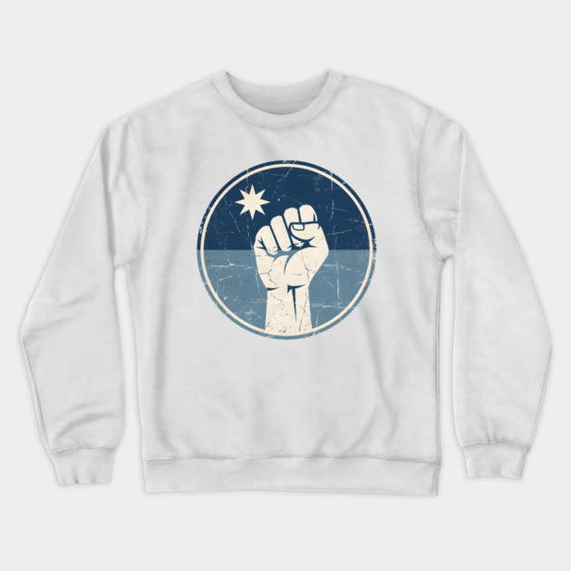 Minnesota Resist Crewneck Sweatshirt by Creatifly Graphic Tees