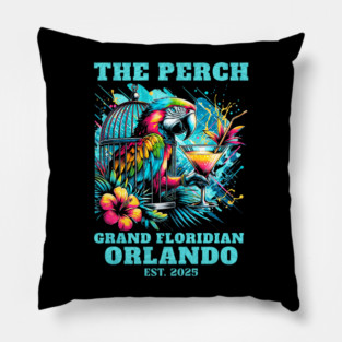 The Perch Bar and Lounge Grand Floridian Orlando Florida Pillow