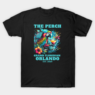 The Perch Bar and Lounge Grand Floridian Orlando Florida T-Shirt