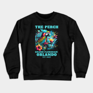 The Perch Bar and Lounge Grand Floridian Orlando Florida Crewneck Sweatshirt