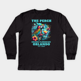 The Perch Bar and Lounge Grand Floridian Orlando Florida Kids Long Sleeve T-Shirt