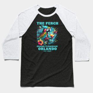 The Perch Bar and Lounge Grand Floridian Orlando Florida Baseball T-Shirt