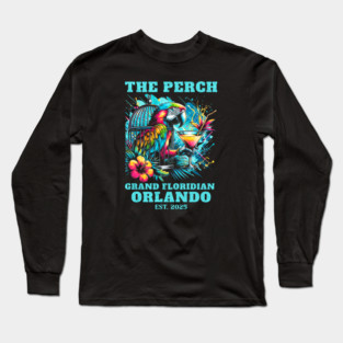 The Perch Bar and Lounge Grand Floridian Orlando Florida Long Sleeve T-Shirt