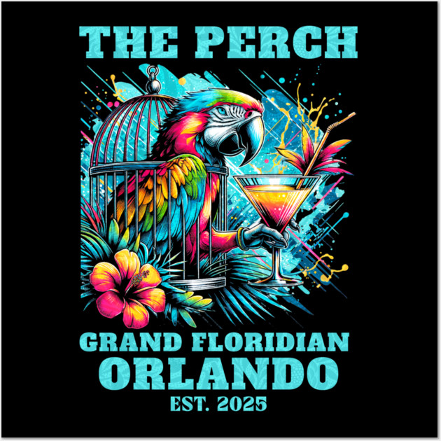 The Perch Bar and Lounge Grand Floridian Orlando Florida Wall Art by Joaddo