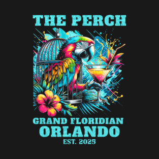 The Perch Bar and Lounge Grand Floridian Orlando Florida T-Shirt