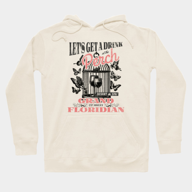 The Perch Bar and Lounge Grand Floridian Orlando Florida Hoodie by Joaddo