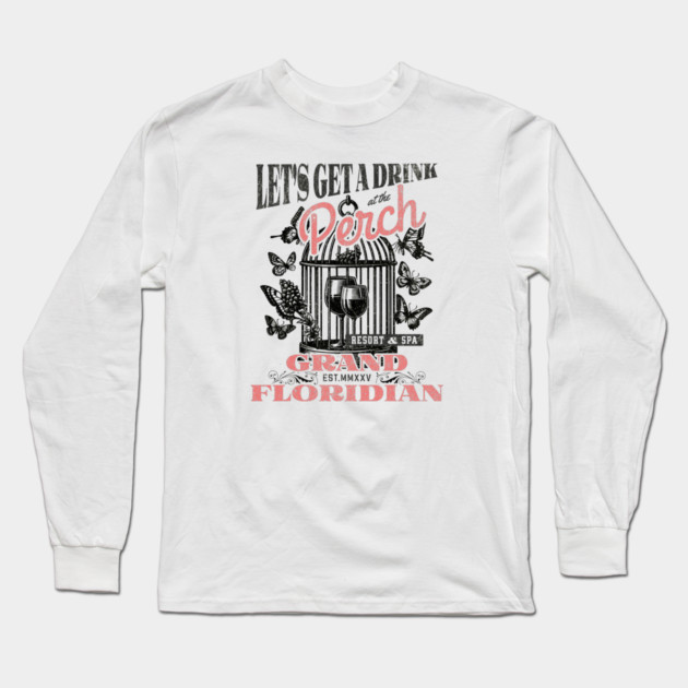 The Perch Bar and Lounge Grand Floridian Orlando Florida Long Sleeve T-Shirt by Joaddo