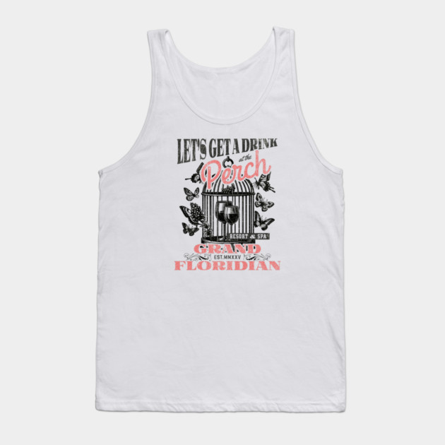 The Perch Bar and Lounge Grand Floridian Orlando Florida Tank Top by Joaddo