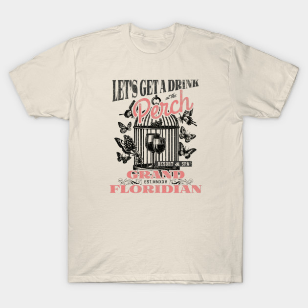 The Perch Bar and Lounge Grand Floridian Orlando Florida T-Shirt by Joaddo