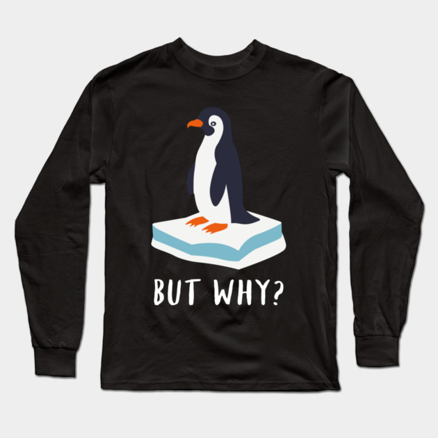 Nihilist Penguin Long Sleeve T-Shirt by Creatifly Graphic Tees