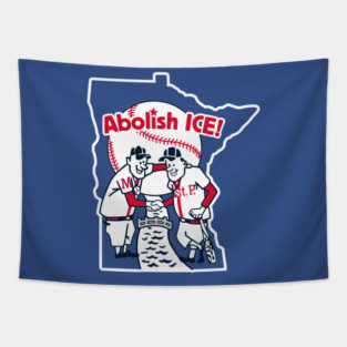 Minnesota Twins Abolish Ice Tapestry