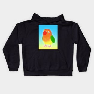 Colorful bird Kids Hoodie