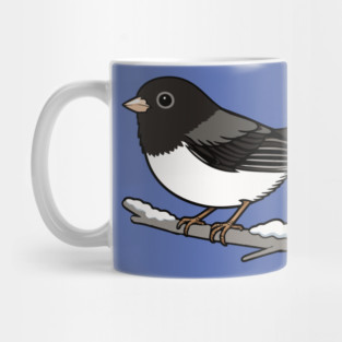 Snowbird Dark-Eyed Junco on Branch Mug