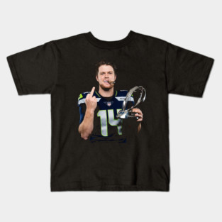 Sam Darnold Trophy Flipping It Kids T-Shirt