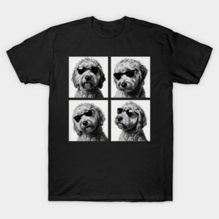 Funny Goldendoodle Meme Cute Doodle Photo Booth T-Shirt